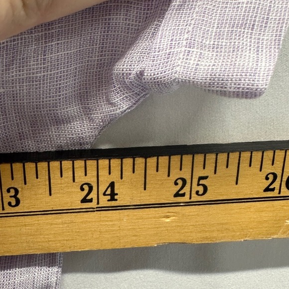 Grayson The Artist SS Short Sleeved Lilac Linen Button Down Shirt Size 03 M - Picture 4 of 6